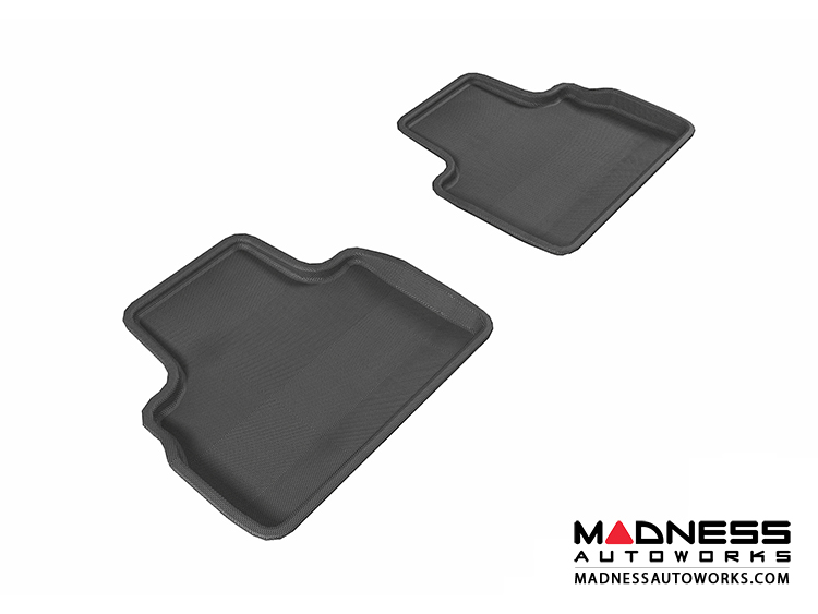 Infiniti QX70 Floor Mats (Set of 2) - Rear - Black by 3D MAXpider